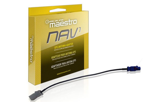  ACC-NAV1 / NAV1 FAKRA TO AFTERMARKET NAVIGATION ANTENNA ADAPTOR - ALPINE, JVC, KENWOOD